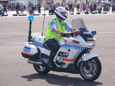 NZ Police Motorcycles Display.jpg