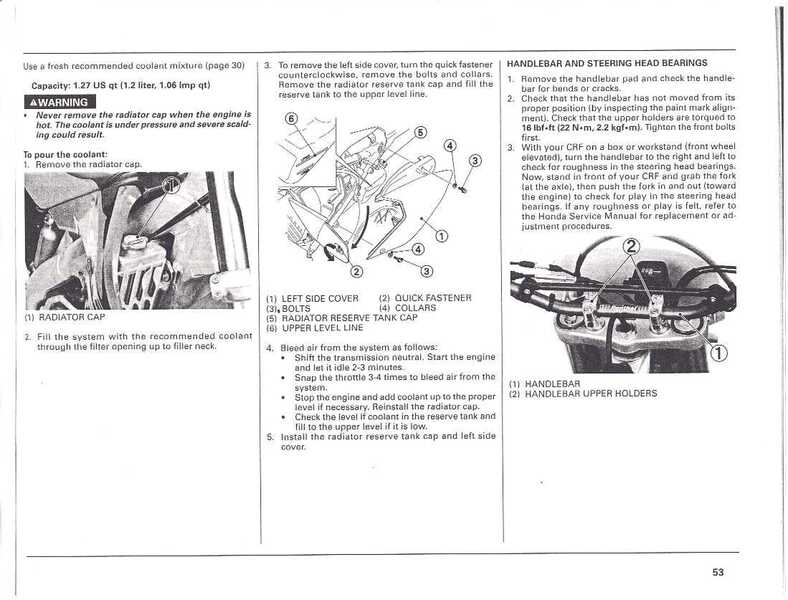 Honda CRF250 X 04-05 Service Manual ENG